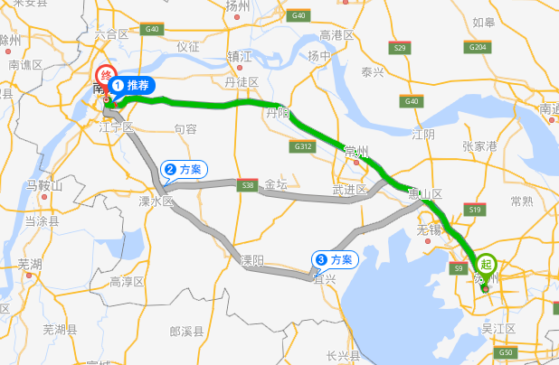 张家港到南京物流专线行驶路线
